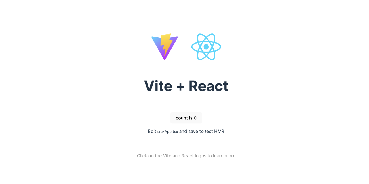 Vite - React app based TypeScript